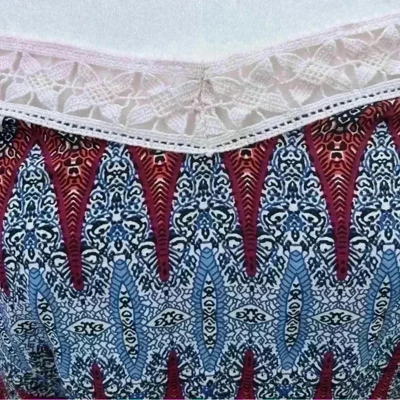 Umgee Boho Off-The-Shoulder Romper size S with pockets & adjustable straps - Picture 6 of 9